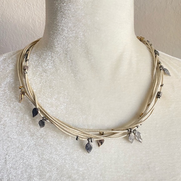 Sea Sandrar leather cord necklace - Picture 1 of 10